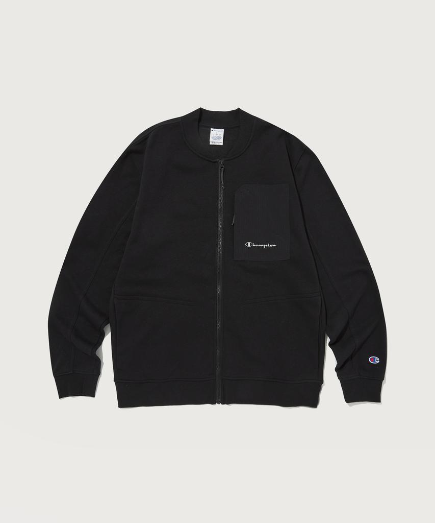 Champion Бомбер из тканого смесового флиса Черный