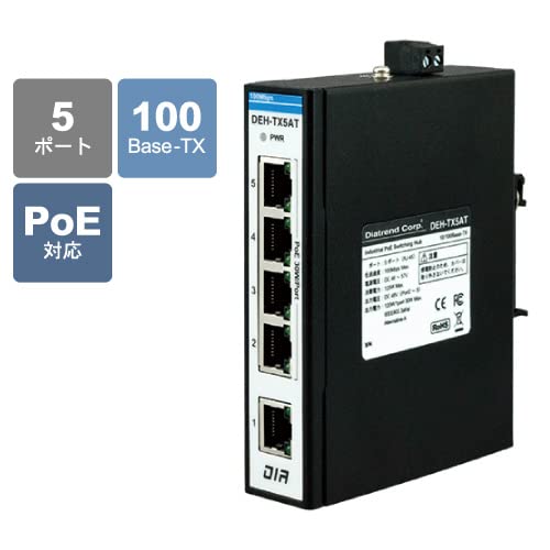 Industrial PoE Switching Hub DEH-TX5AT
