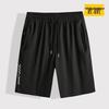 Dibinze Men's Ice Silk Plus Size Quick-Dry Shorts