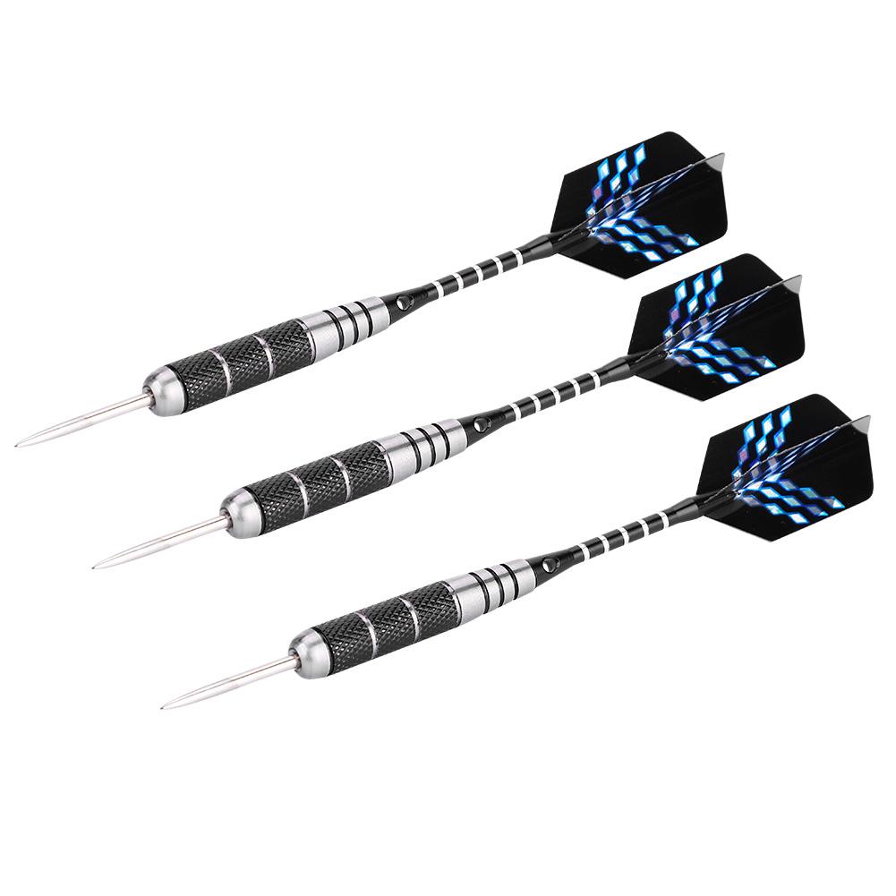 Набор из 3 шт. 155 мм стальных наконечников для дротиков с печатью оперения для мишени