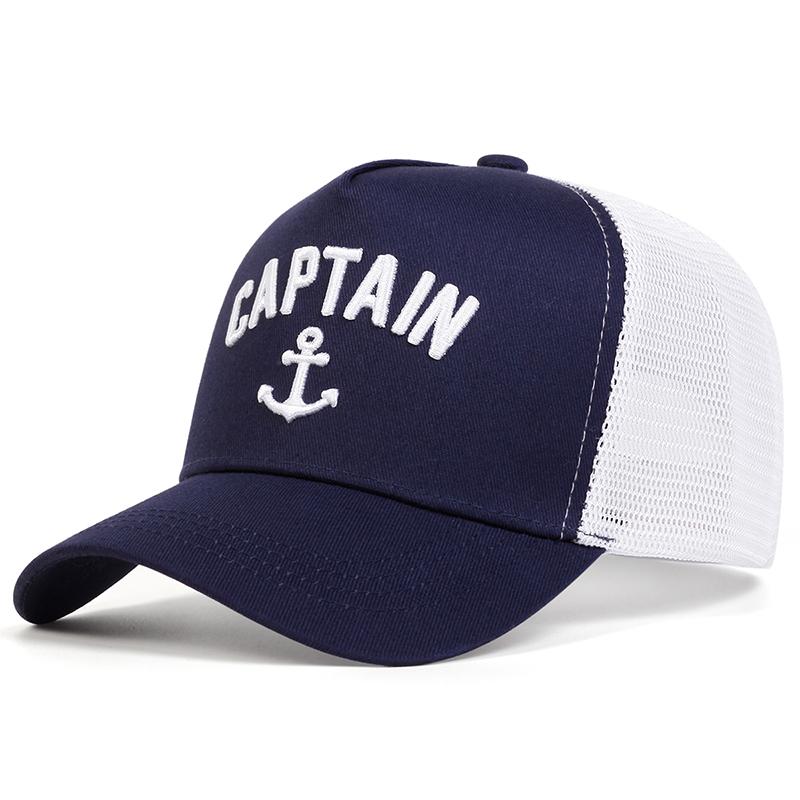 Net Baseball Stitching Embroidered Mate/Captain First Neutral Gender Women Men For 2Pcs/Set Caps Spring And Summer Outdoor Adjustable Casual Hats