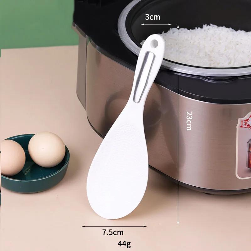 Ложка для риса из полипропилена с антипригарным покрытием из высокотемпературной нержавеющей стали Ложка для риса Бытовые кухонные принадлежности