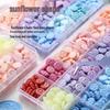 Sunflower Sealing Wax Granules In Transparent Box - Grid-Style Set with 10/15/24 Colors for Stamps
