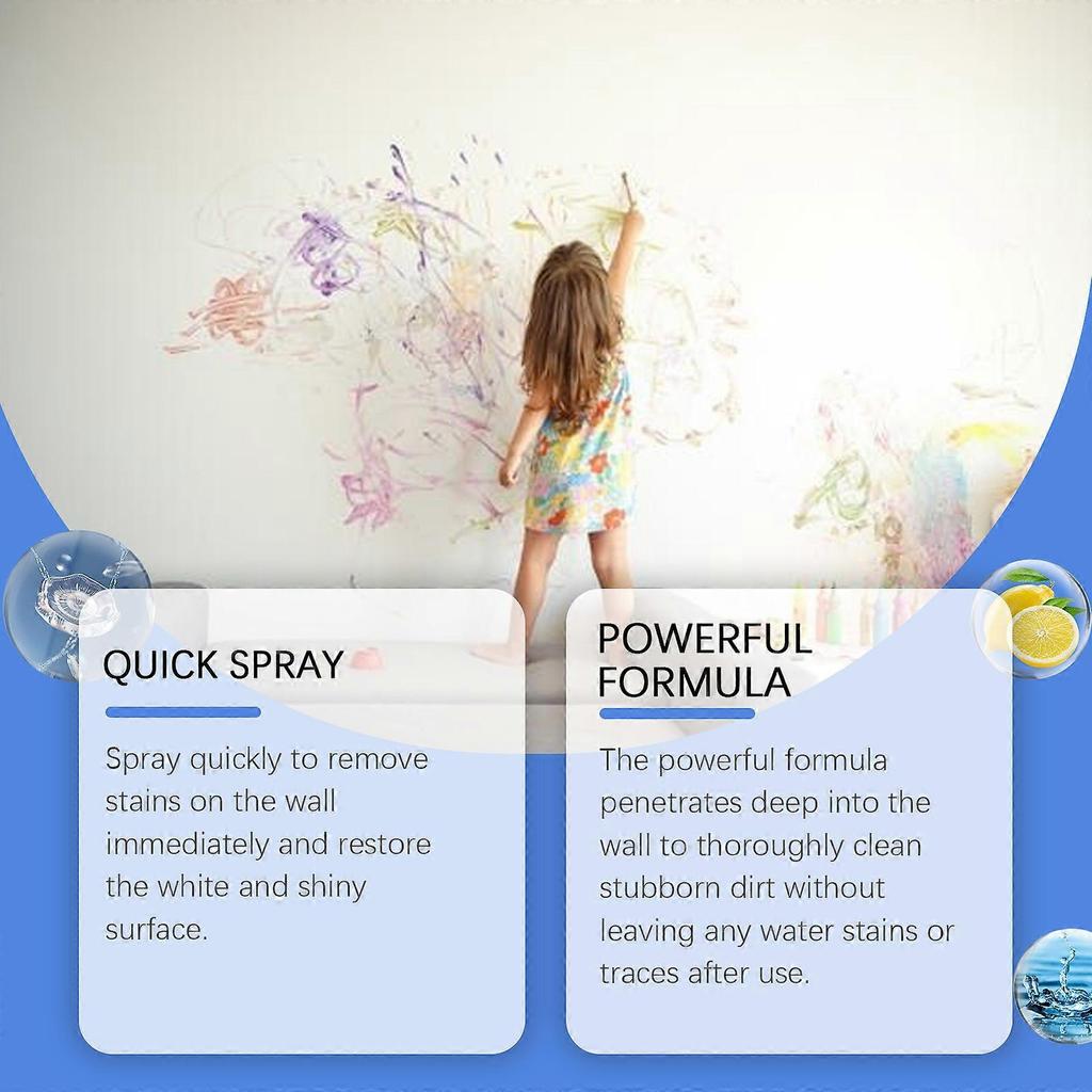High-Efficiency Stain Remover And Cleaning Agent Household Wall Stain Cleaning Spray Kitchen And Bathroom Mold & Mildew Remover