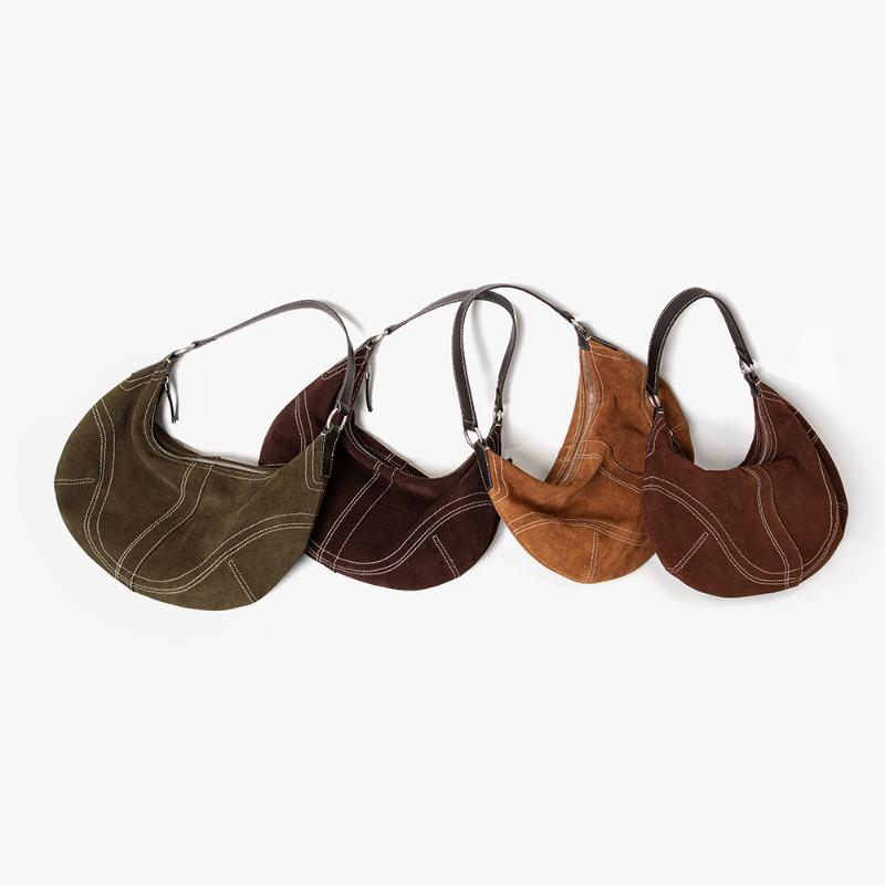 Сумка-пельмень через плечо Высококачественная женская сумка Сумка из коровьей кожи Модная и универсальная женская сумка на одно плечо