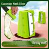 Cucumber Slicer & Peeler: Beauty Curler, Thin Skin Cutter, Moisturizing Mask Tool, Pencil Sharpener