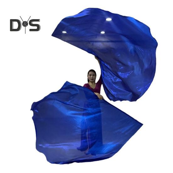 Танцевальный флаг с расширяемой палкой в форме полукруга, яркий цвет, блестящая поверхность, костюмы для выступлений, реквизит, аксессуары, флаг похвалы