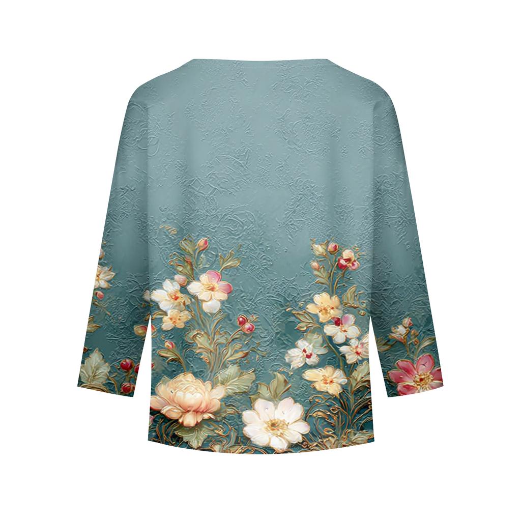 Girls Long Sleeve T Shirts Kids Fall Tops Crewneck Printed Basic Tees