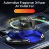Безопасный автомобильный диффузор аромата, вращающийся креативный автомобильный диффузор аромата, вентилятор на выходе воздуха
