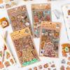 Pudgy Capybara Waterproof Stickers for Kids - Cute Cartoon Journal DIY Supplies