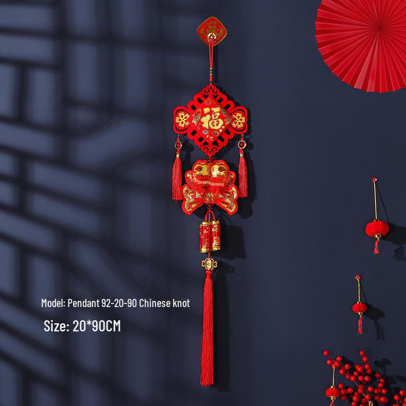 2025 New Year Pendant: Festive Decoration for Attracting Wealth and Fortune, Ideal for Spring Festival Celebrations.