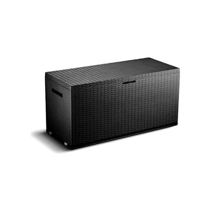 TOOD Resin Storage Trunk - 350 L - 120 X 52 X 60 Cm - Anthracite Gray