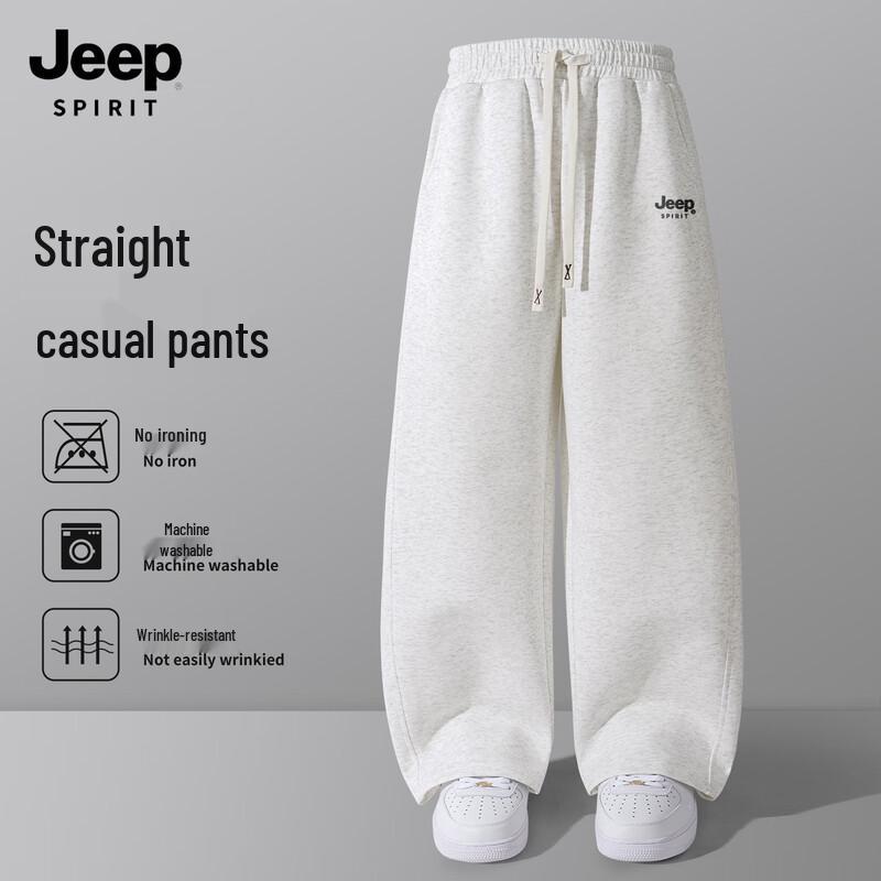 JEEP SPIRIT Men's Straight-Leg Casual Sweatpants