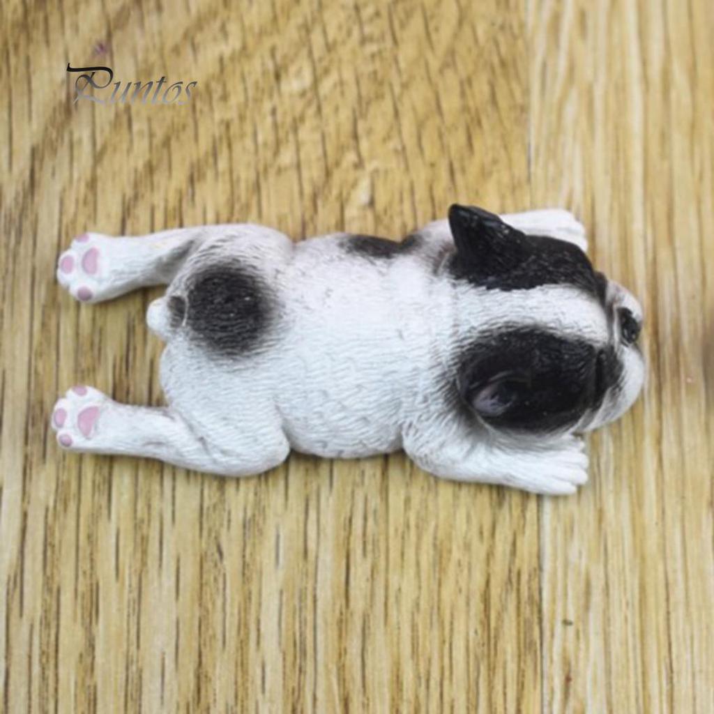 Магнит на холодильник спящий бульдог