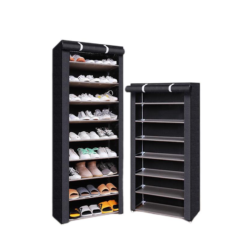 Multi-Layer Steel Shoe Rack: Dustproof, Economical Storage Solution for Dorms and Homes