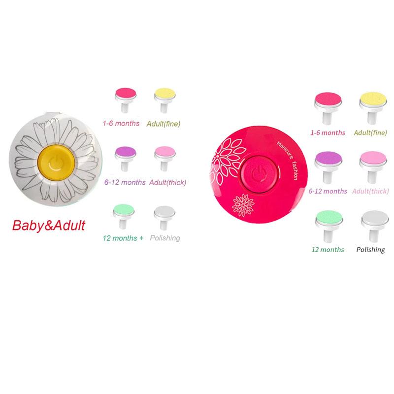 Electric Baby Nail Clipper Cutter For Newborn Baby Nail Trimmer Kid Nail Polisher Tool Infant Manicure Scissors Baby Hygiene Kit
