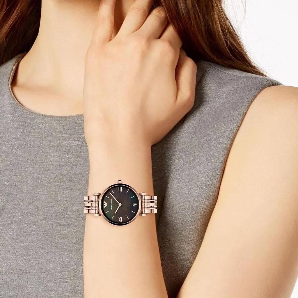 Emporio Armani AR11145 T-Bar Gianni розовое золото женские часы