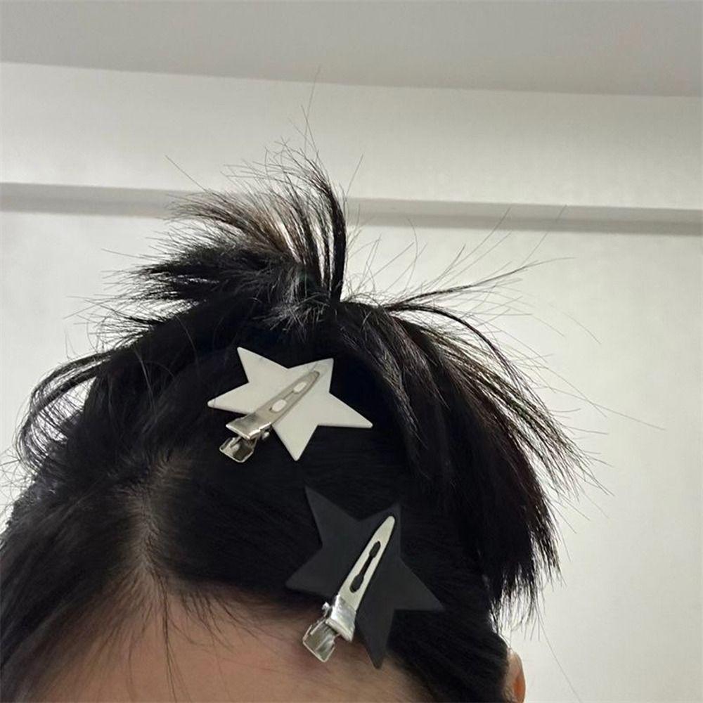 Clips For Women Seamless Duckbill Clips Hair Barrettes Korean Style Hairpins Pentagram Hair Clips