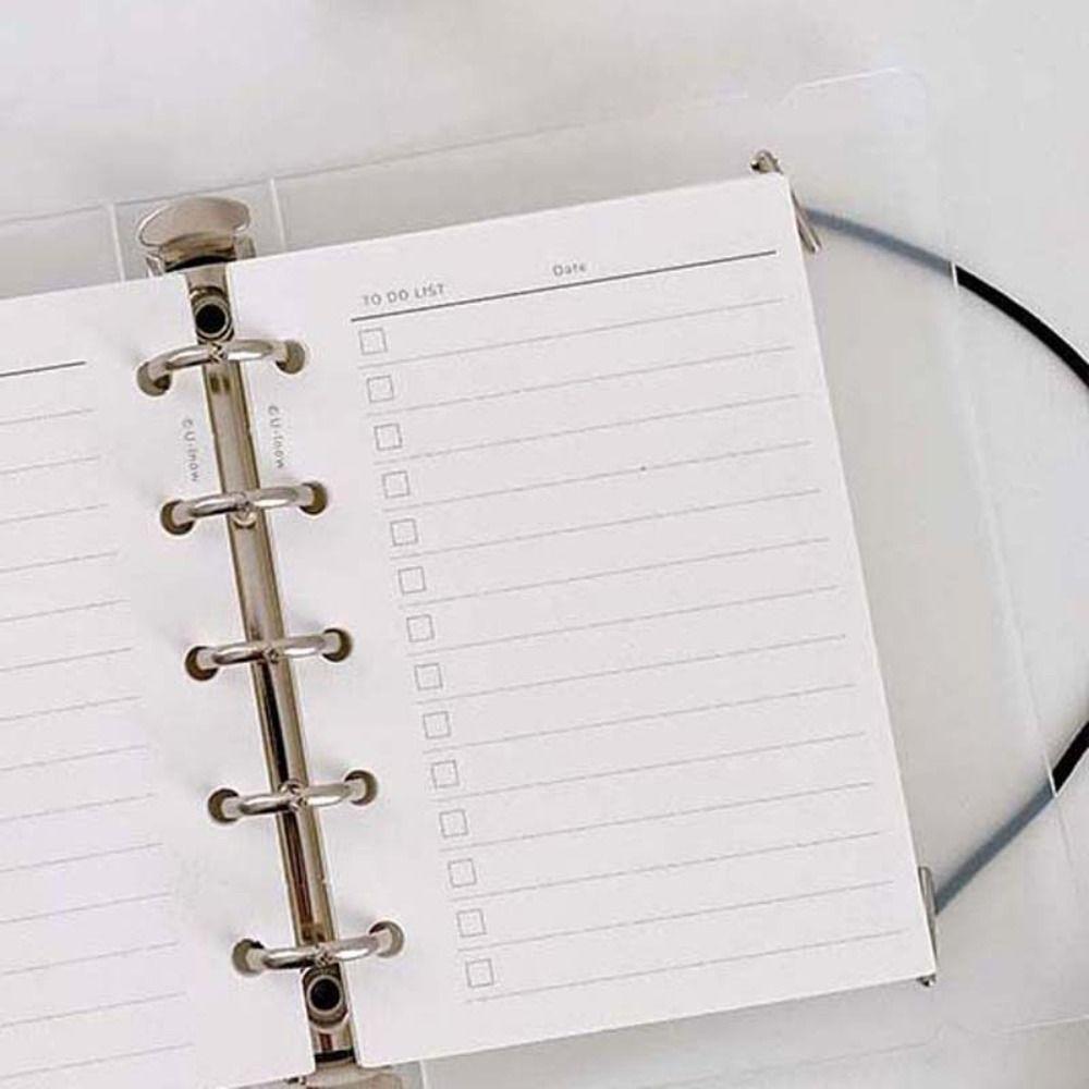 50 листов M5 A8 сменная бумага для блокнота сменная спиральная папка для блокнота студент