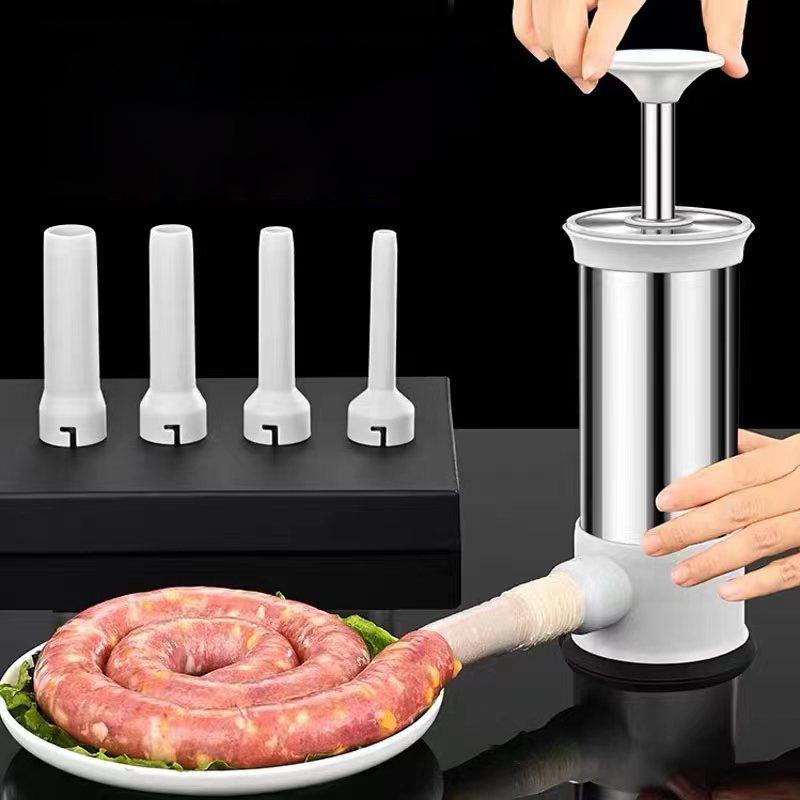 Sausage Maker Meatball Maker Sausage Stuffer Homemade Sausage Tool Sausage Meatball Filler Dog Ham Maker Cooking Tools