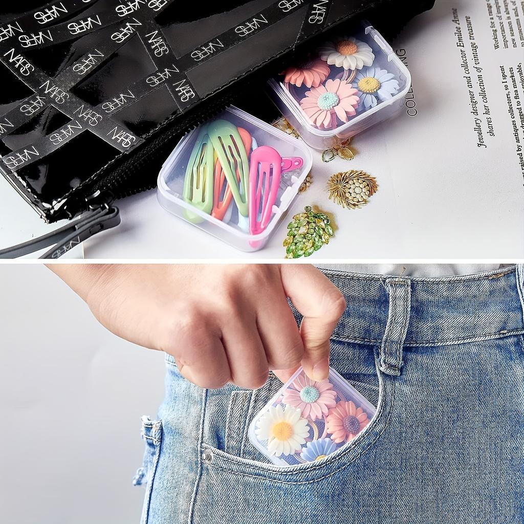 15 шт./набор Коробка для хранения маленьких бусин, пластиковая коробка для хранения