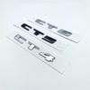 3D ABS Black Silver Letters Numbers Logo Stickers For Cadillac CT4 CT5 CT6 Car Rear Trunk Emblem Accessories