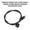 Кабель-адаптер 9-контактный на USB C для материнских плат ПК, для вторичного экрана, ЖК-экрана ПК, эффективное питание и передача данных