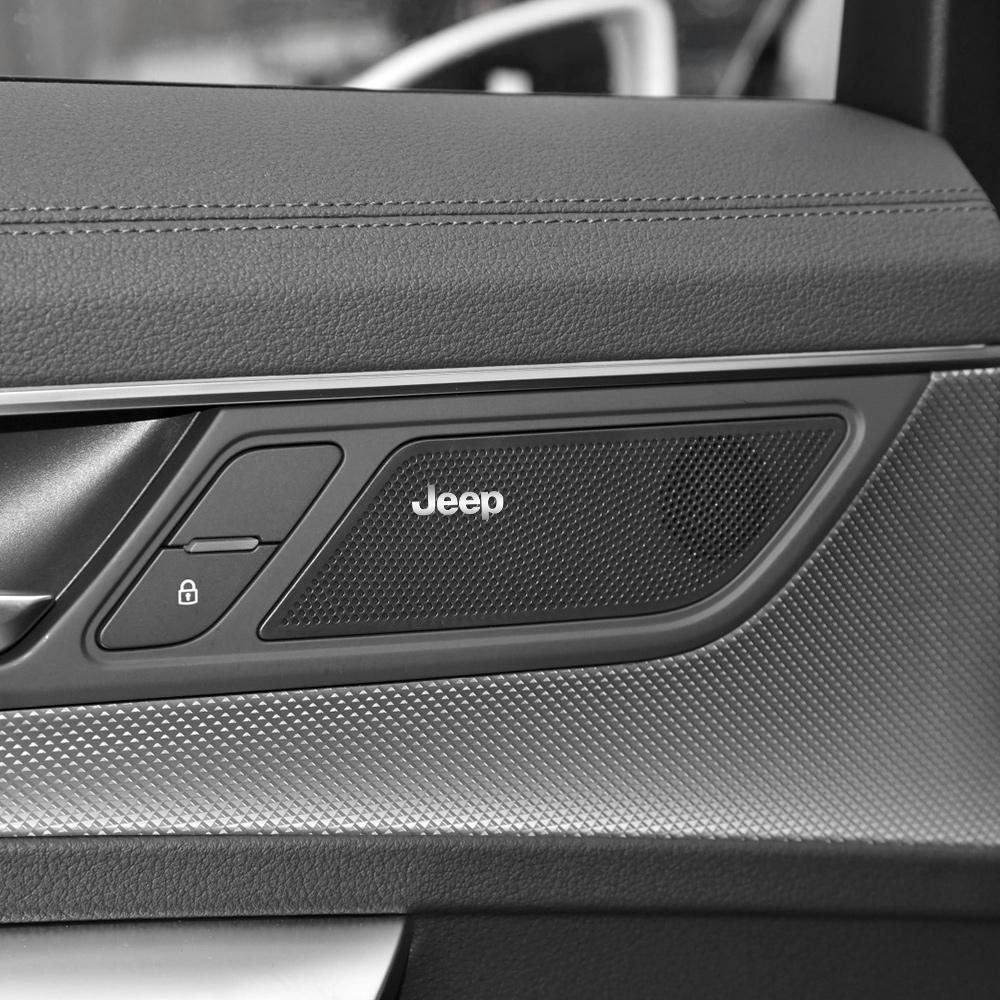 3D Metal Car Interior Decal for Jeep Wrangler WK Gladiator Pickup Cherokee Jk Renegade Rubicon Compass AKR1