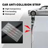 4pc Transparent Car Door Edge Guard Anti-Collision Strips Rubber Protect Stickers For Citroen C1 C2 C3 C4 Grand Picasso C4L C5