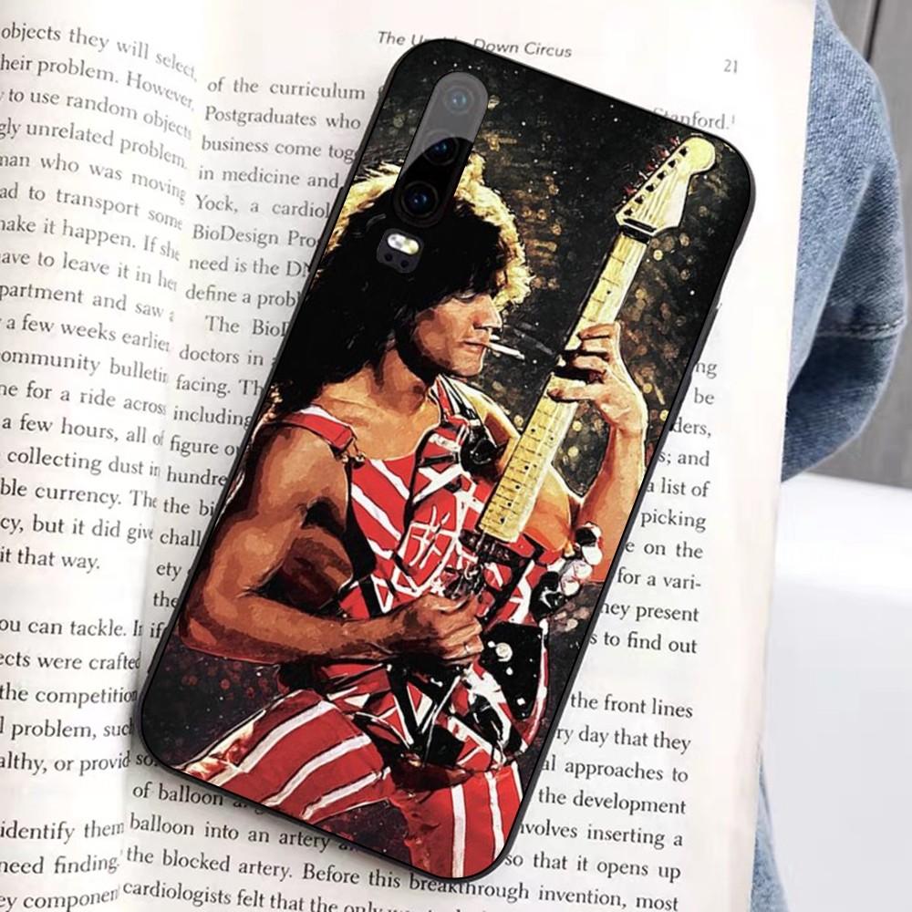 E-Eddie V-Van-Halen Music Guitar Phone Case For Huawei Honor 10 Lite 9 20 7A 9X 30 50 60 70 Pro Plus Soft Silicone Cover