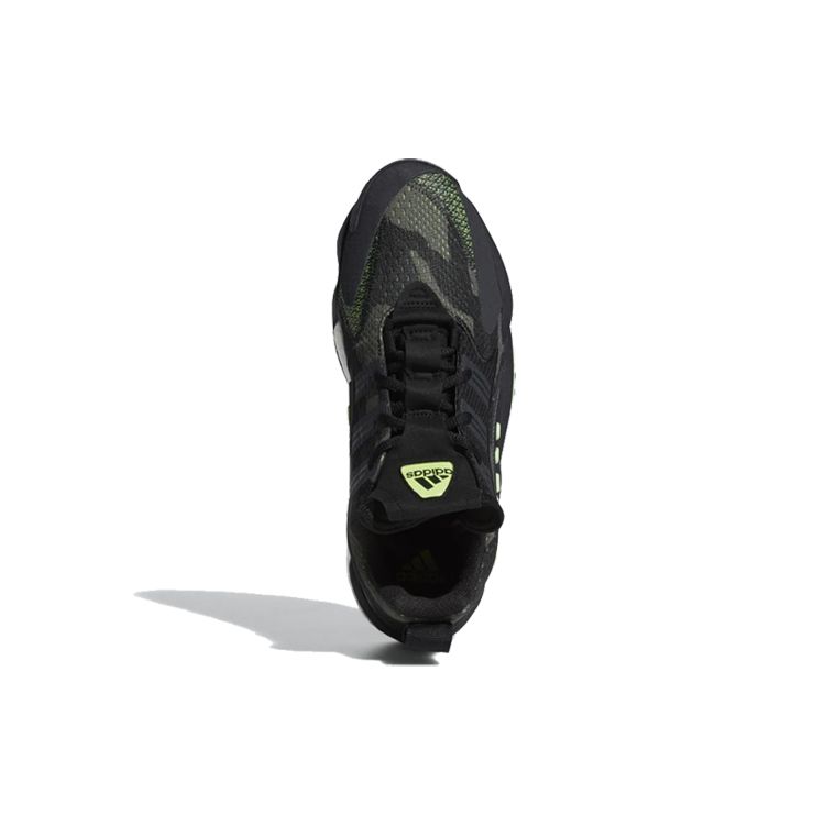 Adidas Originals Crazy BYW X 2.0 Синтетическая кожа Спортивная Амортизация Низкий верх Обувь для образа жизни Унисекс Кроссовки Черный Зеленый EE6012