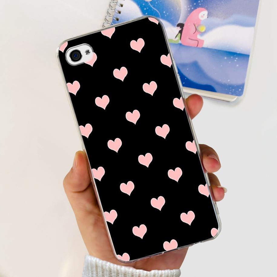 For Apple iPhone 4 Case Popular Flower Astronaut Clear Funda Soft Silicone Cover For iPhone 4s 4 s Bumper for iPhone4 Coque Capa