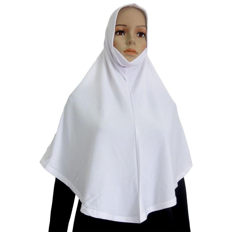 Мусульманские платки Хлопковая смесь Мусульманский хиджаб Амира Исламский Однотонный Мягкий шарф Длинный хиджаб Головные шали