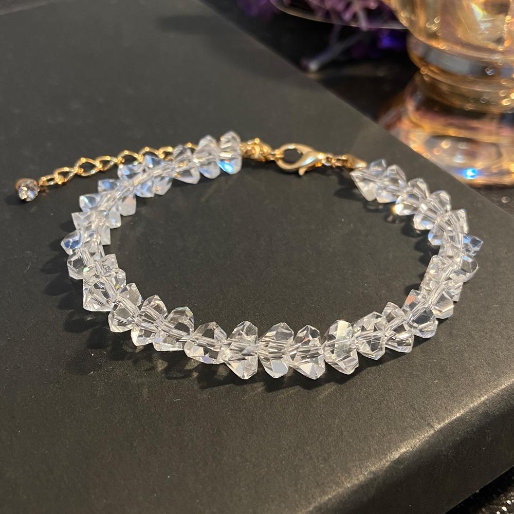 Красочный прозрачный браслет Браслет Модный тренд Браслет Симпатичный простой браслет Популярные женские украшения