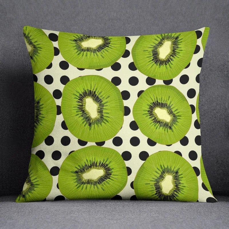 Летний фруктовый узор наволочка для украшения автомобиля офис гостиная диван дома наволочка