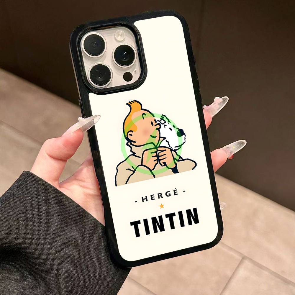 Чехол для телефона T-Tintin A-Adventures Для IPhone 17 16 15 14 13 12 11 Pro Max Для Magsafe Беспроводной зарядник Чехол
