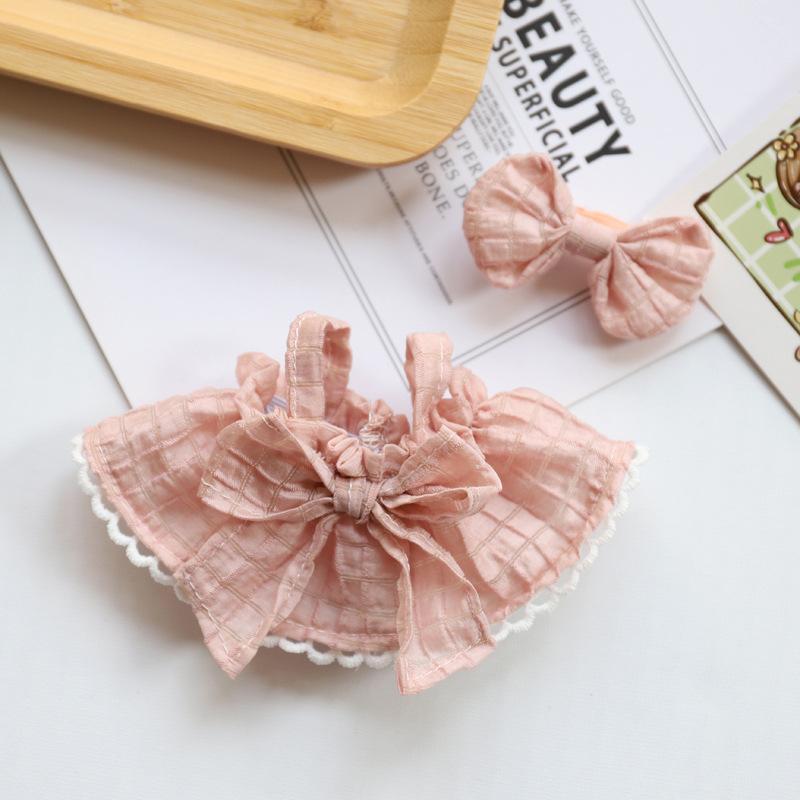 Labubu кукла платье наряд аксессуары для 17 см Корея Kpop EXO V2 V1 Labubu плюшевая кукла идол одежда платье шляпа комплект детский подарок без куклы