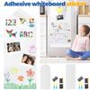 Magnetic Whiteboard Sticker 101 x 40.5 cm No Ghosting Adhesive Whiteboard Wallpaper Dry Erase Board Sheet for Office Home School