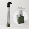 Ideaco Mini Cube Moss Green Mat Umbrella Stand, Fits 4 Umbrellas