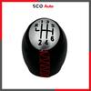 Gear Knob for Dacia Duster Gear Shifter for Renault Fluence Megane MK3 328650024R Red Stitched