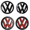 Для VW VOLKSWAGEN Новые 2 шт. Накладки на решетку радиатора / задний значок автомобиля Наклейка с логотипом для Volkswagen VW GOLF 5 6 7 8 MK5 MK6 MK7 MK8 PO