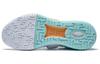 Li Ning Fury Flat Abrasion Resistant Low top Basketball Shoes Men's White Cyan ABFT019-5