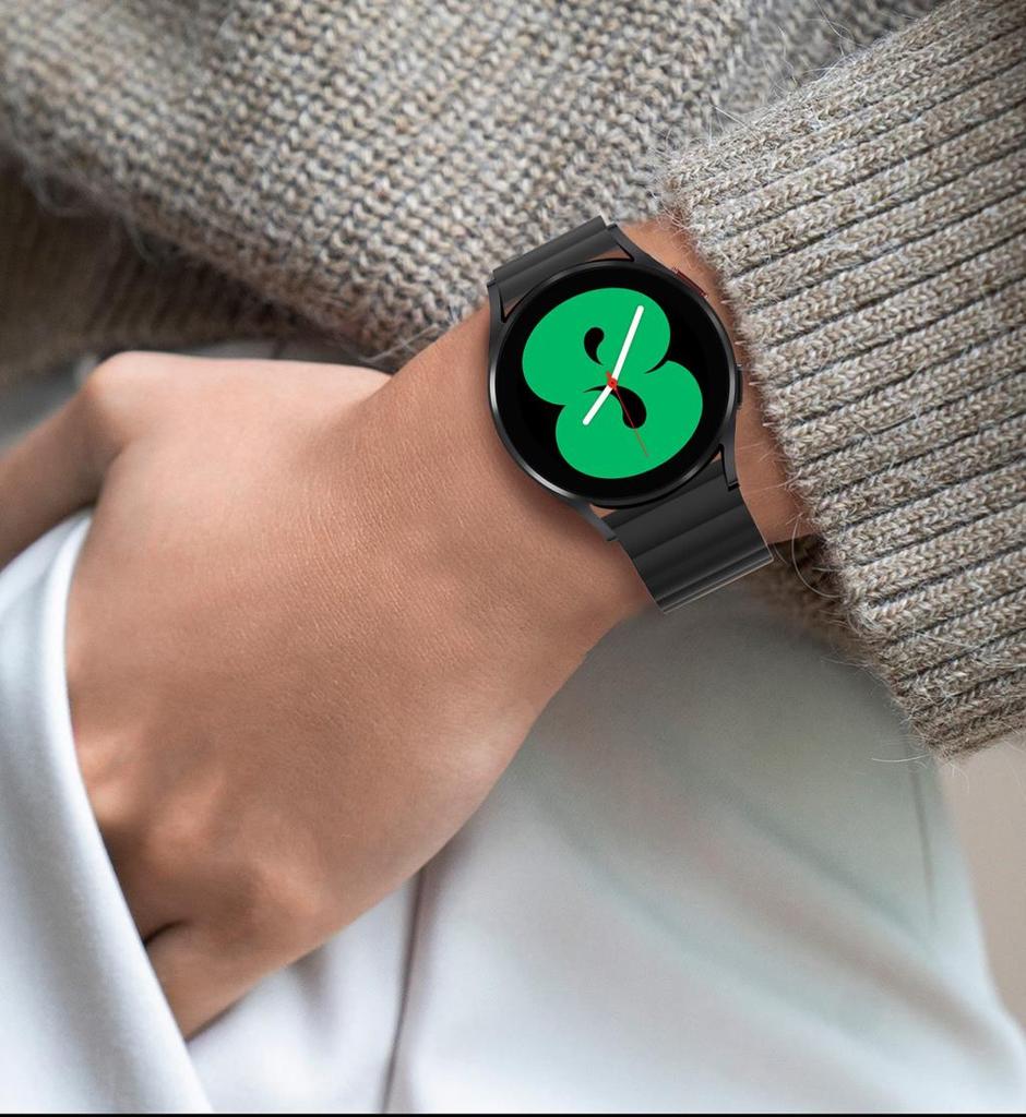 20/22mm Band for Samsung Galaxy Watch 5 Pro/4 6 Classic 46mm 42/active 2 Magnetic Silicone Bracelet Huawei Watch Gt 2/Pro Strap