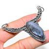 Солнечный камень в иолите Ручная работа Серебро 925 пробы Подарочная подвеска 2,64" i7n79
