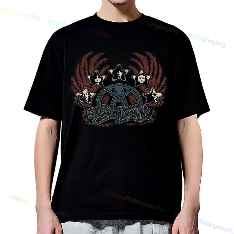 Aerosmith Dream On Cat Rock Unisexs Band Tshirt Fashion New Short Sleeve O Neck Tee Camisetas Hombre Unisex Top