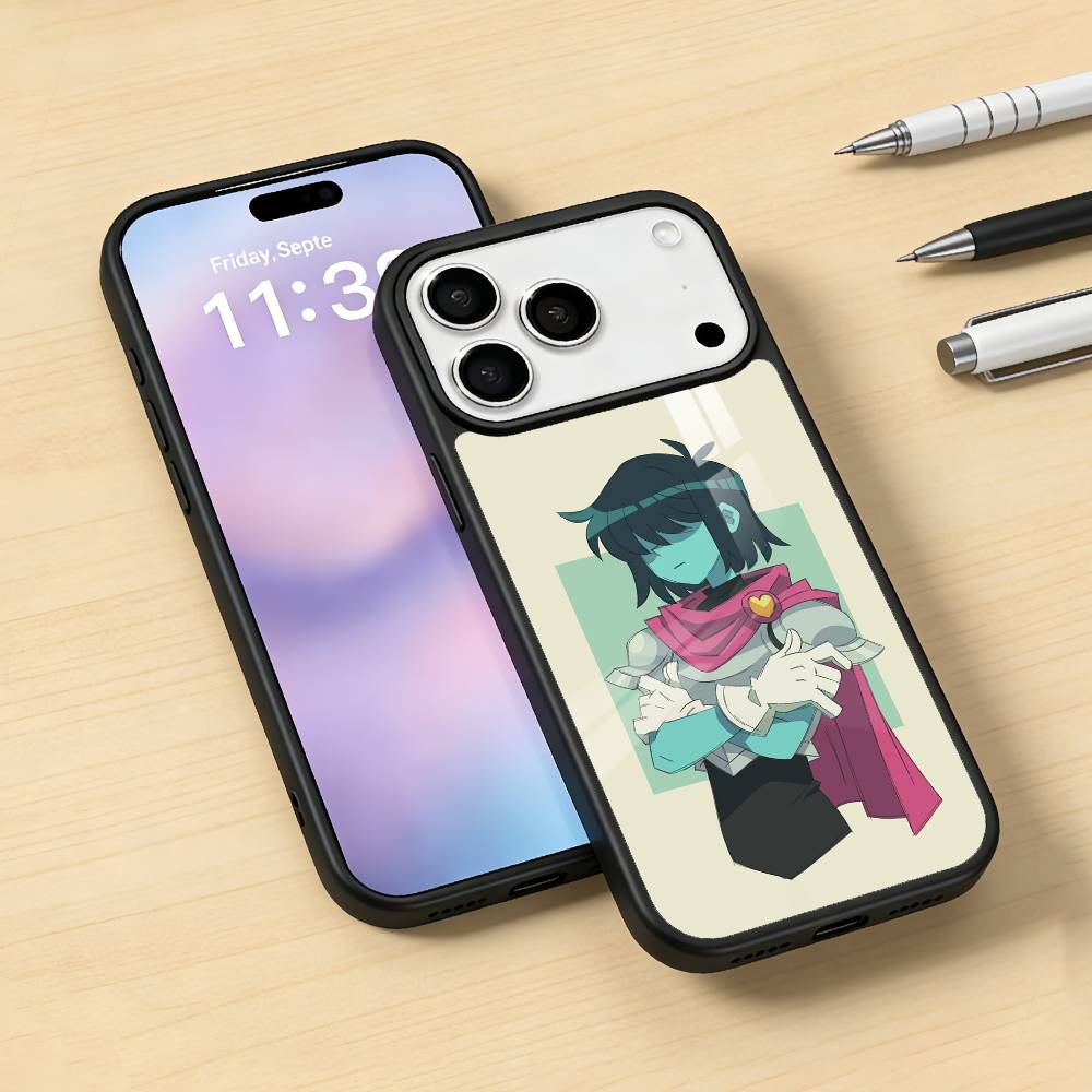 Чехол для телефона D-Deltarune Kris для iPhone17,16,15,14,13,12,Pro,Max, Магнитный для беспроводной зарядки Magsafe