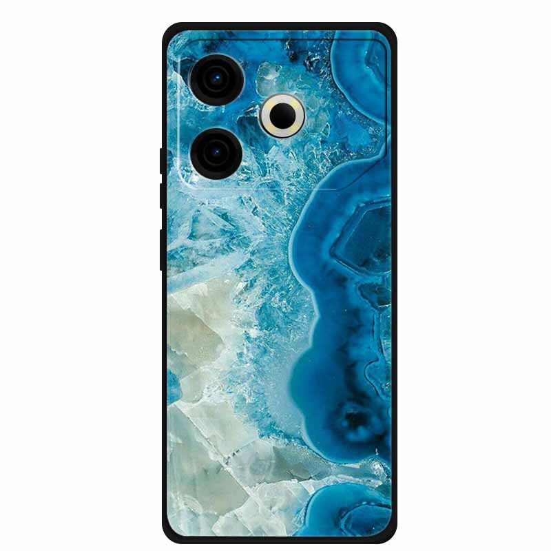 Чехол для телефона Tecno Pova6 Neo, задняя крышка из ТПУ для Pova 6 Neo, цвет мрамора, мягкий чехол, защитный Funda, роскошный силиконовый корпус