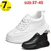 Man Lift Sneakers Men Booster Shoes Elevator Height Increase Insole 6cm Leisure Fashion Sports Plus Size 37-45