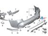 Для BMW 3 серии G80: Задняя крышка багажника заднего бампера (Неокрашенный)
