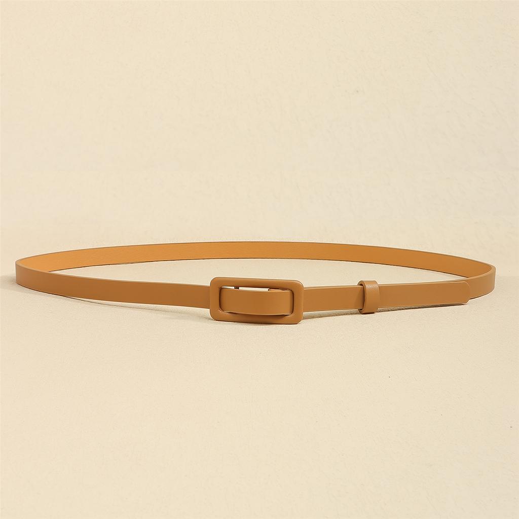 Стильный регулируемый пояс из искусственной кожи для женщин, легкий тонкий пояс для повседневного офисного дорожного наряда